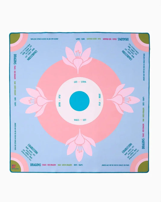 La Fete Confetti Modern Neoprene Mahjong Playing Mat | Oh My Mahjong (OMM)