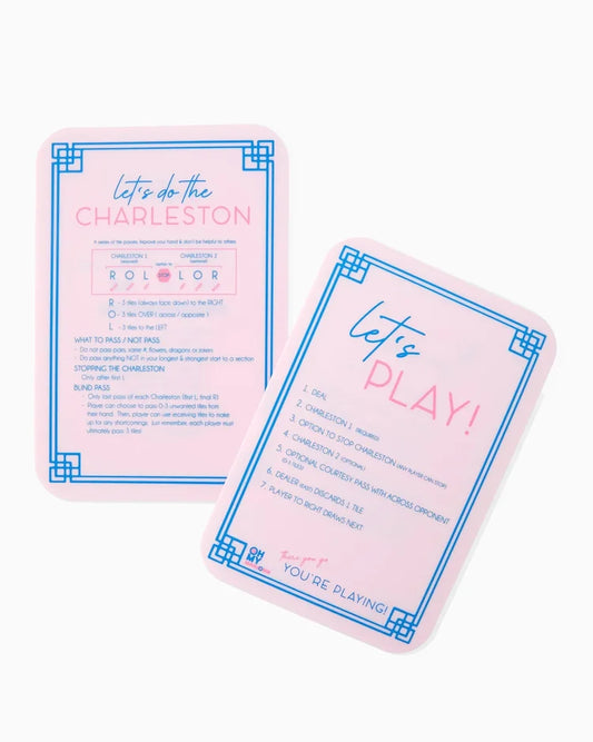 Light Pink Modern Mahjong Tile Shuffler | Oh My Mahjong