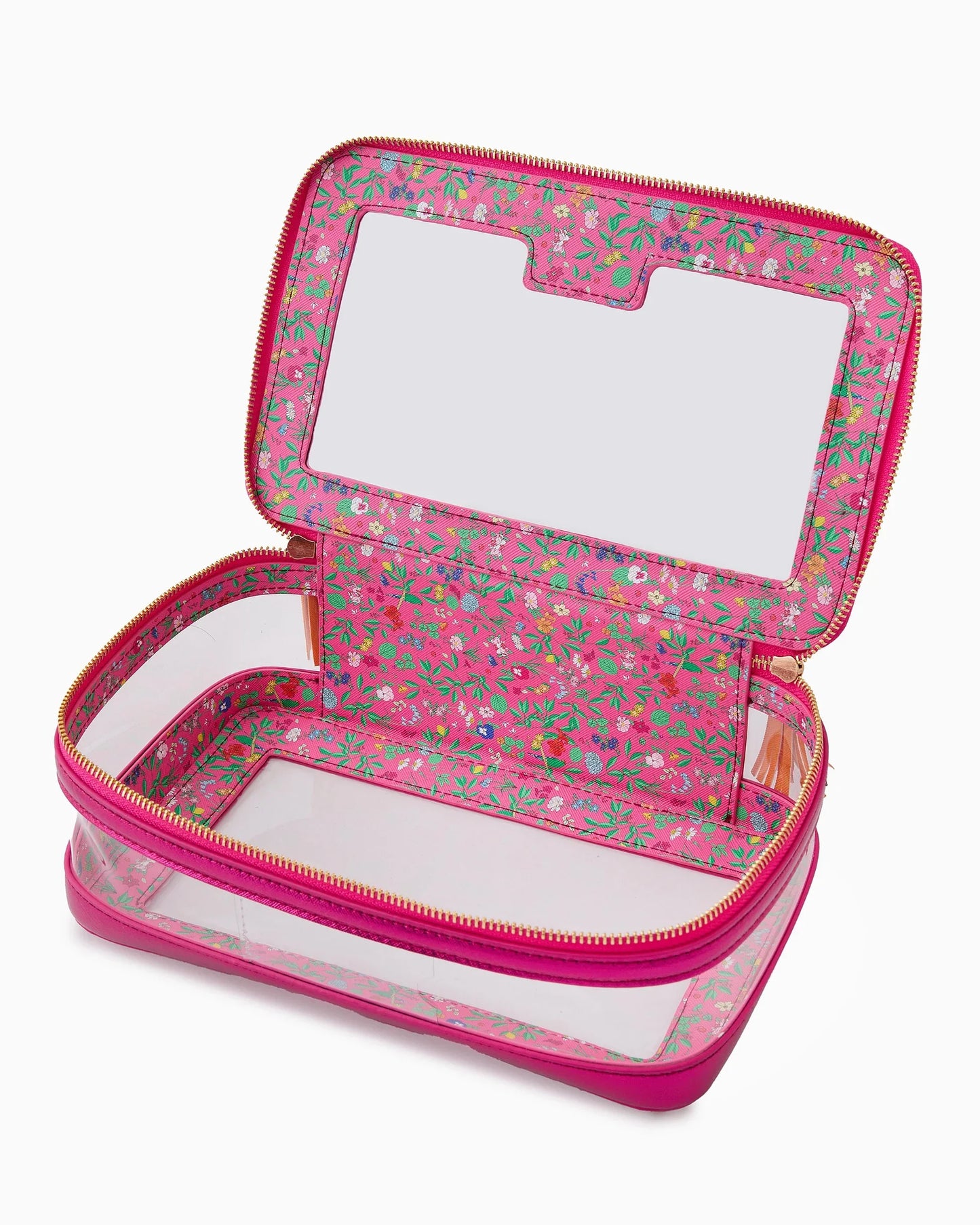 Metallic Pink Tile Storage Bag | Oh My Mahjong