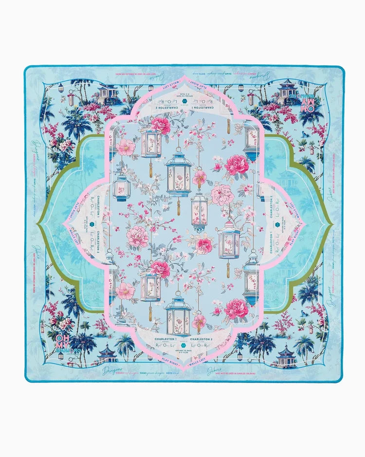 Radiance Mahjong Mat with Storage Tube | Oh My Mahjong