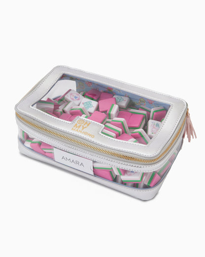 Silver Tile Storage Bag | Oh My Mahjong