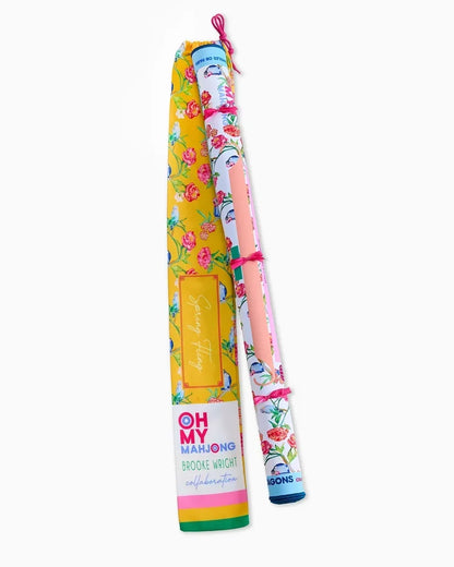 Spring Fling x Brooke Wright Modern Neoprene Mahjong Playing Mat | Oh My Mahjong (OMM)